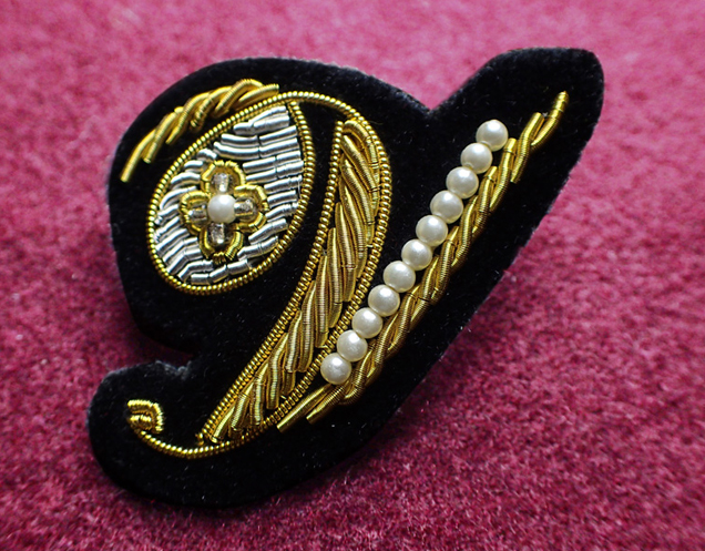 アルファベットモールバッジV001