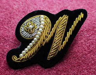 アルファベットモールバッジW001