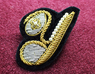 アルファベットモールバッジY001